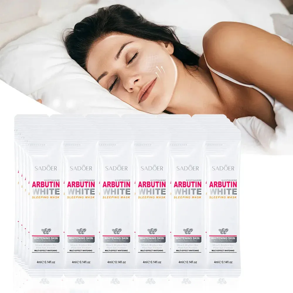 30 Piece Rice Raw Pulp Sleeping Facial Masks Whitening Anti Wrinkle Moisturizing