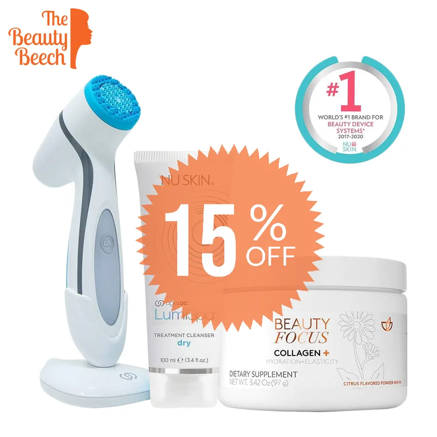 ageLOC® LumiSpa® Kit (Dry) & Beauty Focus™ Collagen  Pack