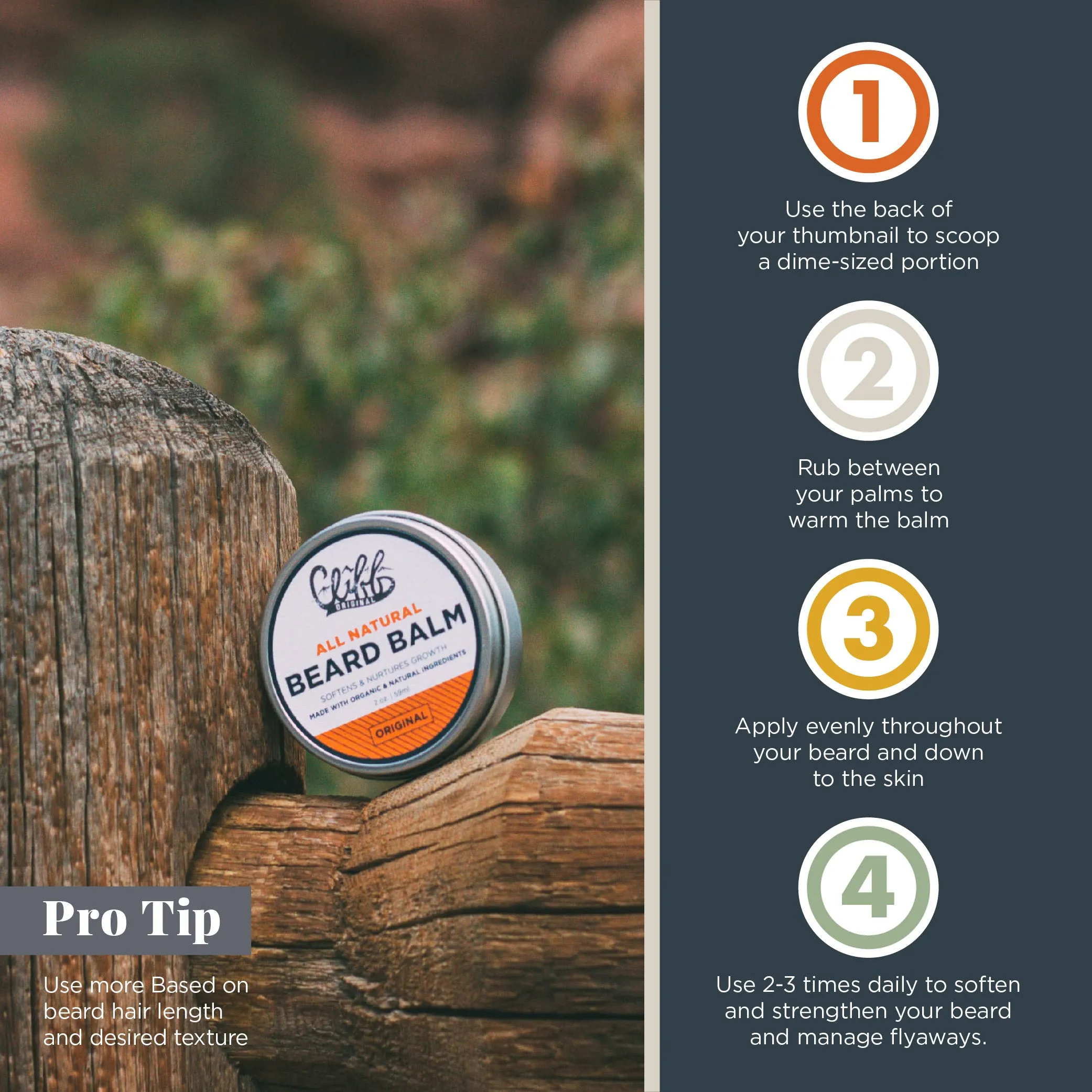 Beard Balm Puck - Original Scent