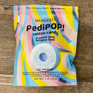 Cotton Candy PediPOP! Pedi Buffer & Nail File by Spongelle