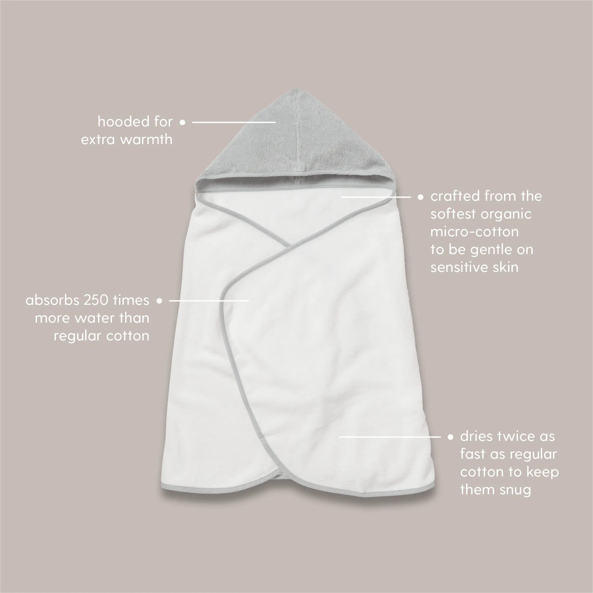 Cowshed Baby Body Wash & MORI Panda Hooded Towel Set