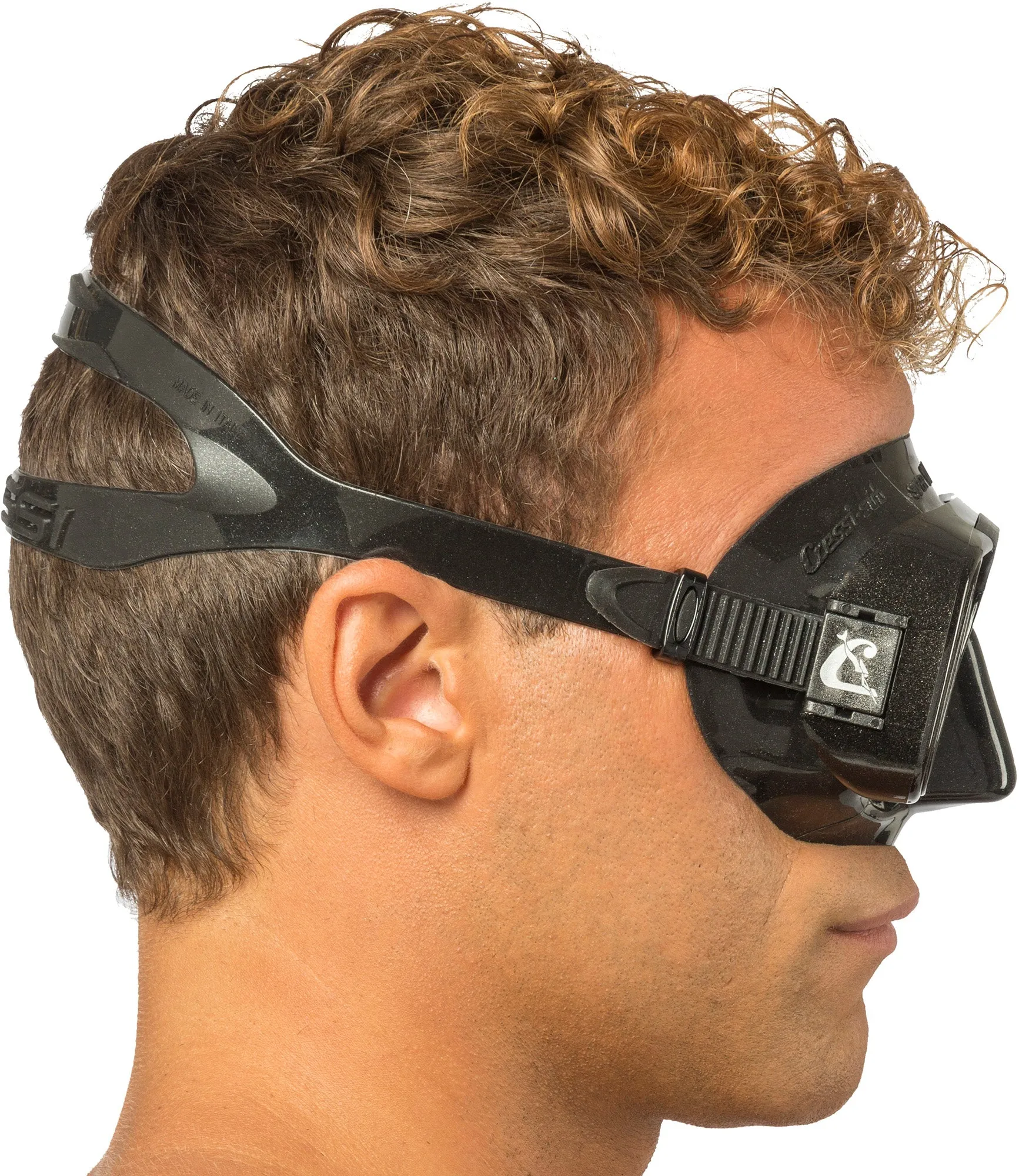Cressi Superocchio Dive Mask, Black/Black