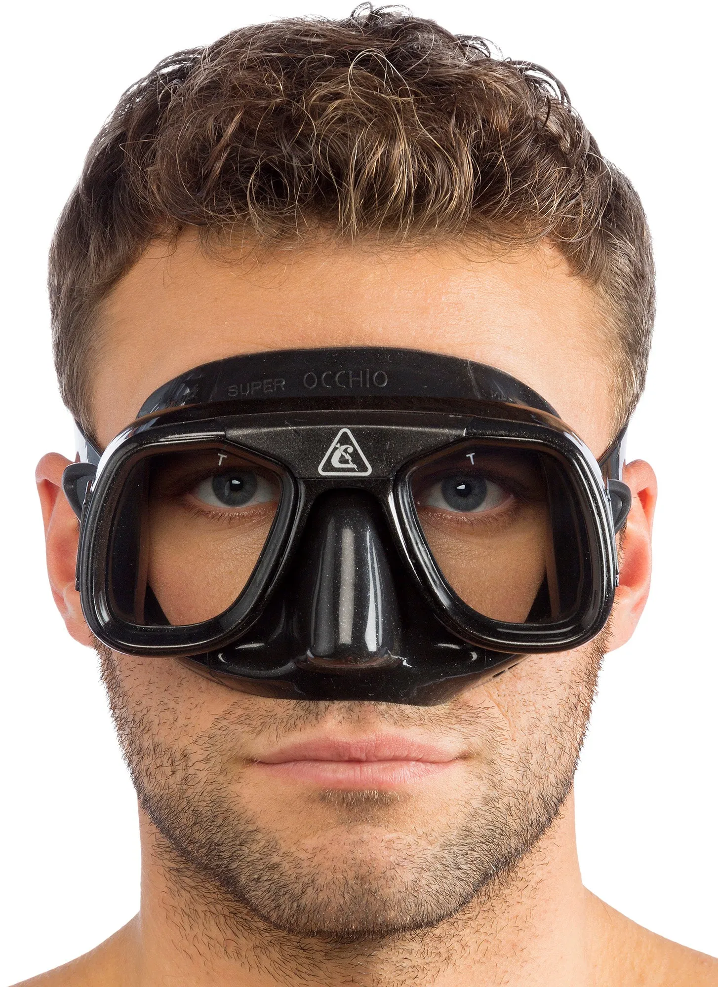 Cressi Superocchio Dive Mask, Black/Black