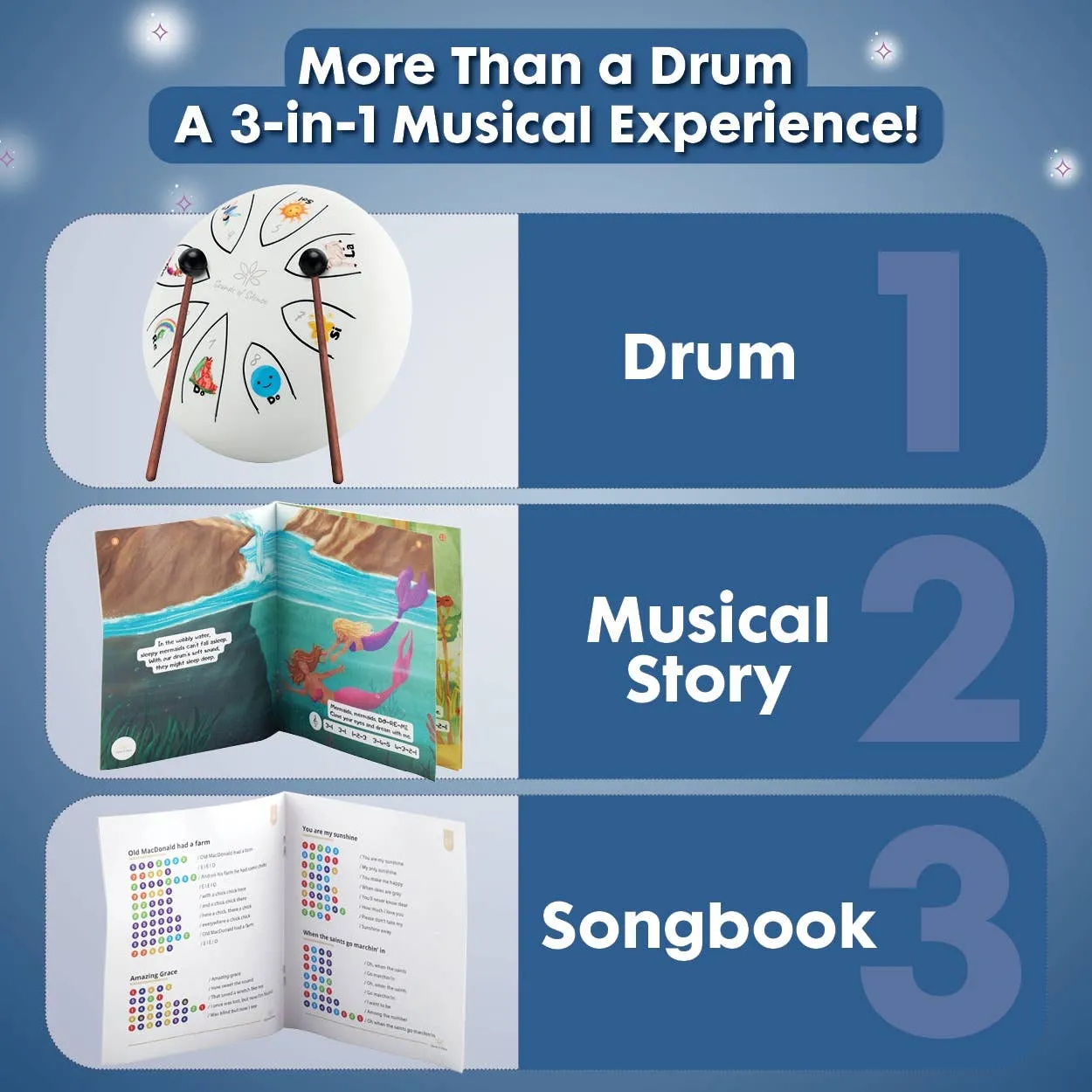 Dylan's Dream Drum Steel Tongue Drum Songbook, Bedtime Story