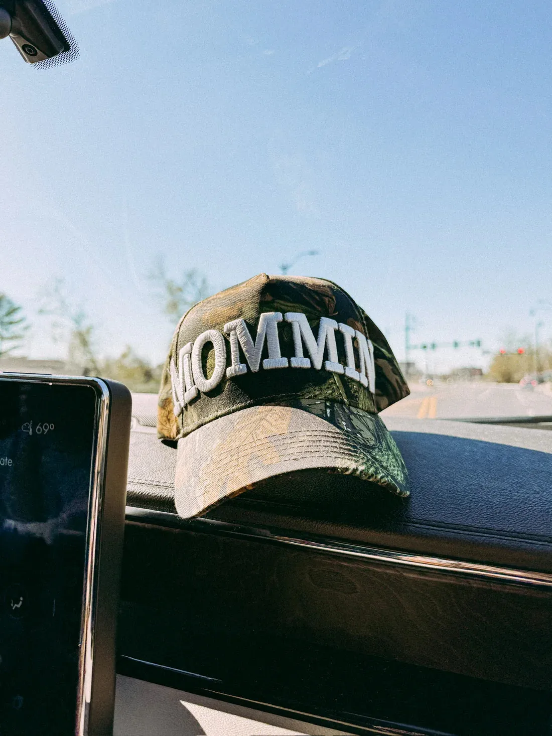 ETTA OG | camo mommin trucker hat