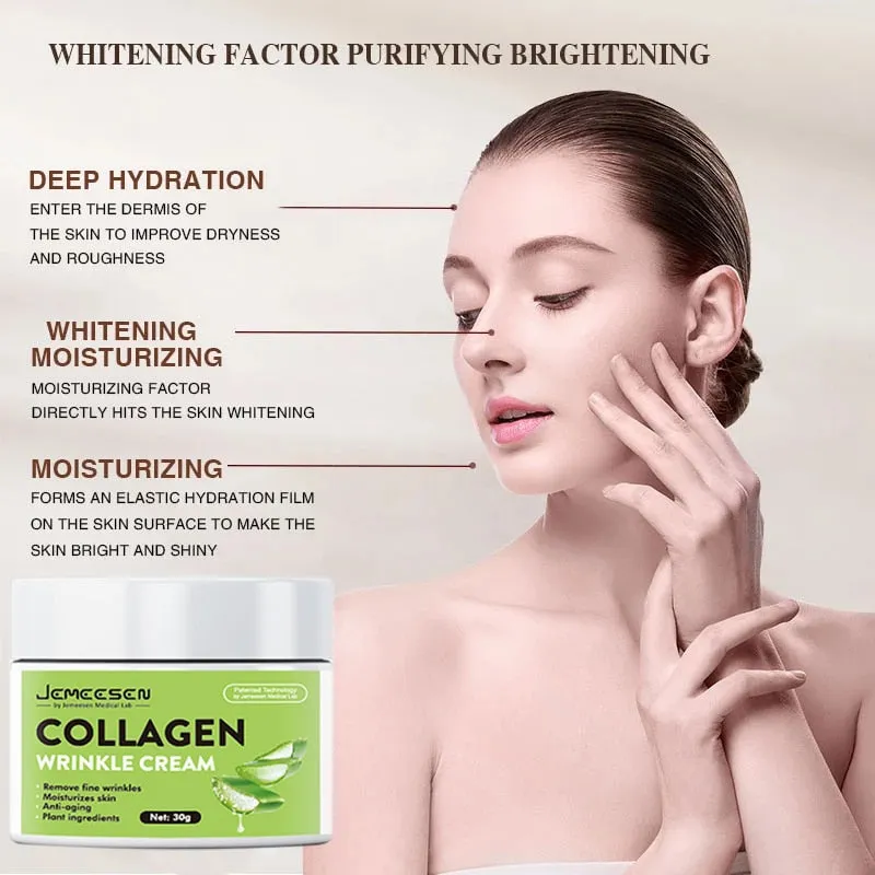 Face Collagen Cream Anti Wrinkle Anti Aging Retinol Dark Spot Remover For Face Serum Whitening Cream Face Creams Skin Care