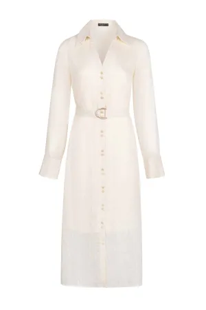 GDS Scarlette Belted Dress | Cream