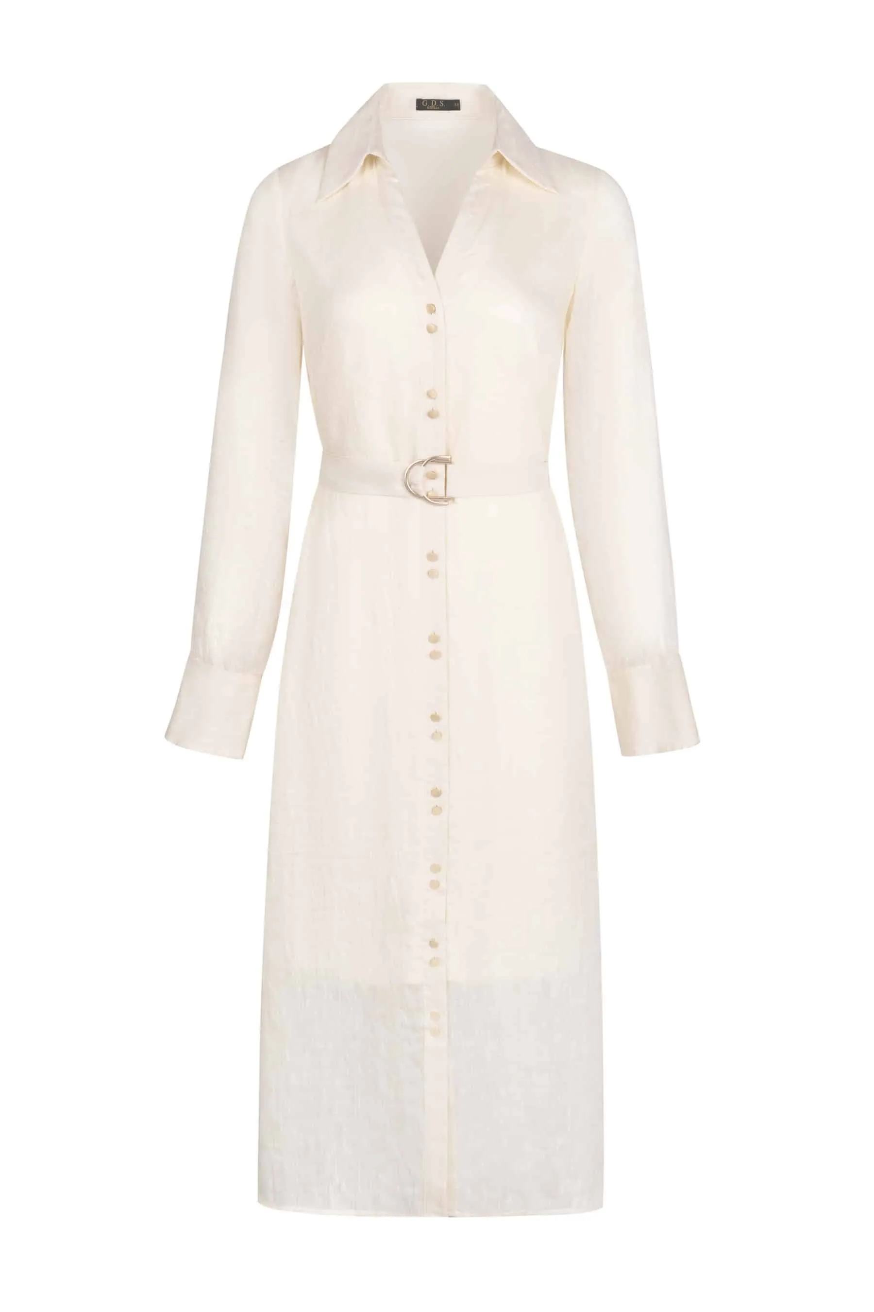 GDS Scarlette Belted Dress | Cream