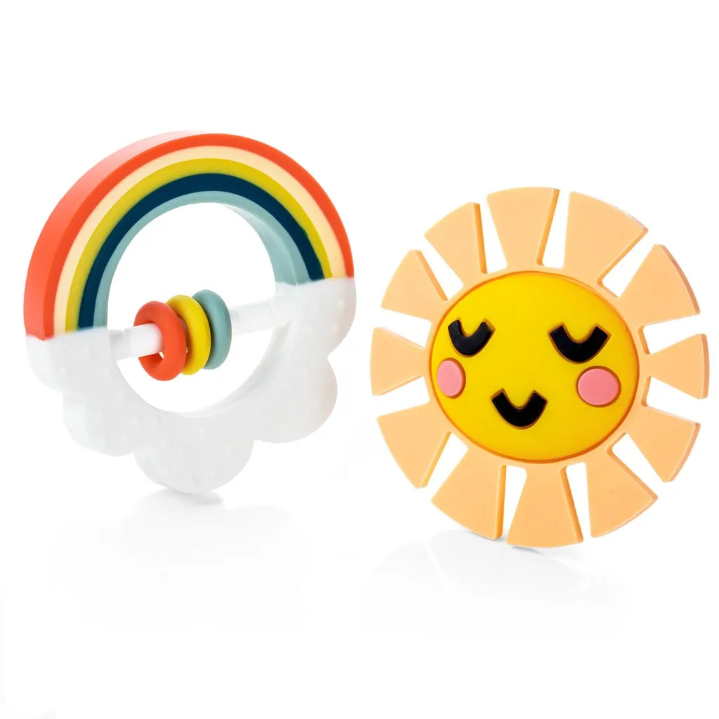 Little Rainbow Baby Teether Toy by Lucy Darling