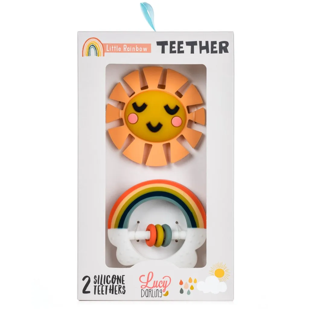 Little Rainbow Baby Teether Toy by Lucy Darling