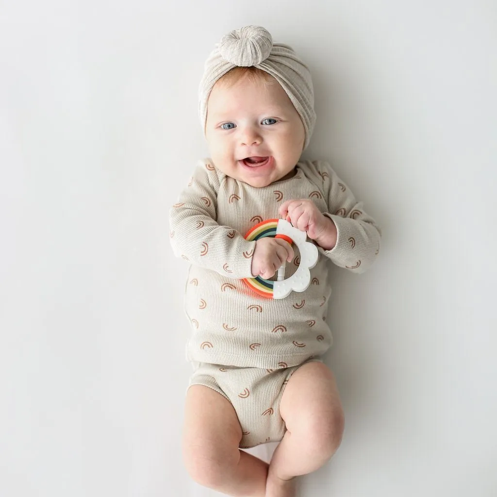 Little Rainbow Baby Teether Toy by Lucy Darling