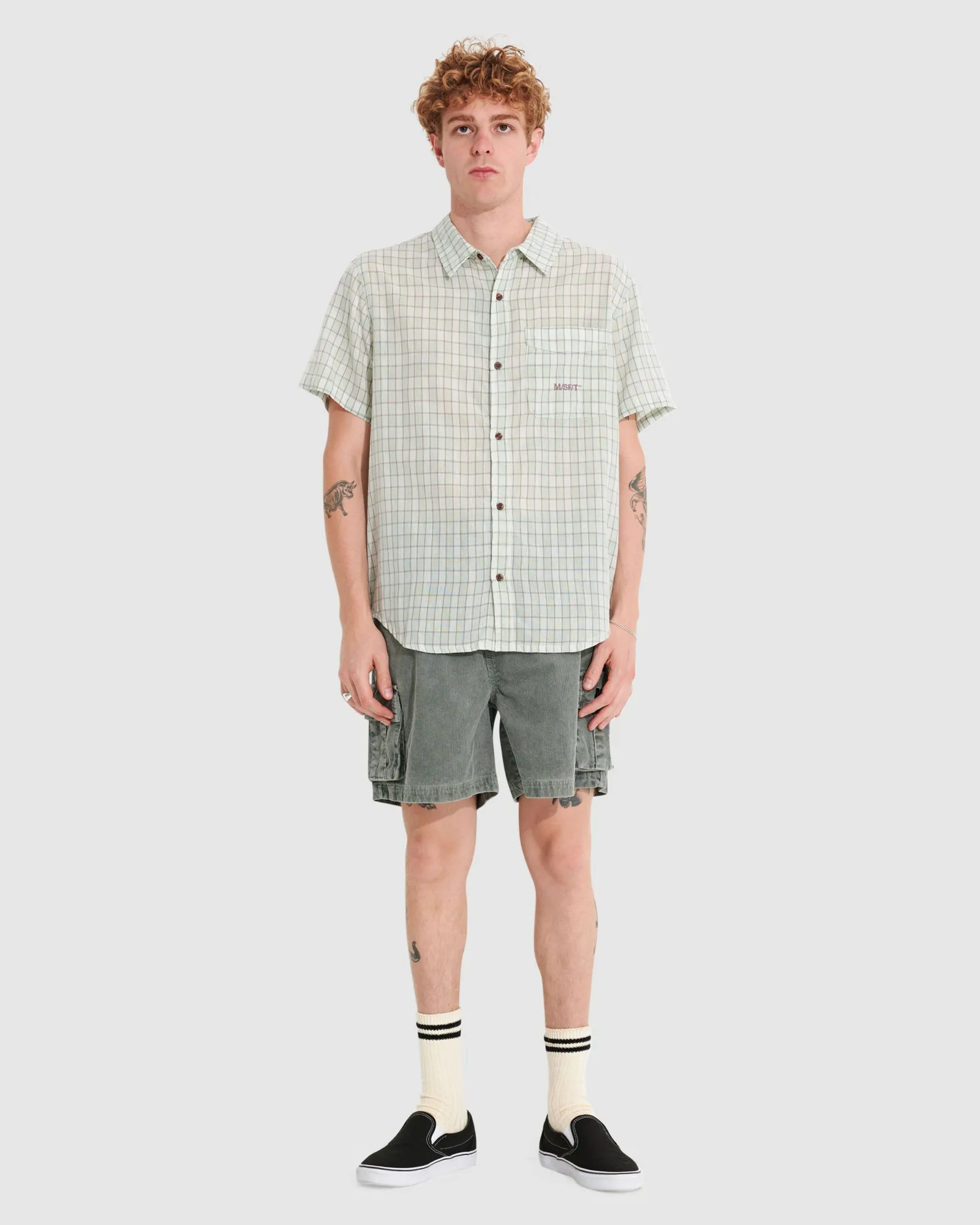 MENS AFFLUENT SPICE SHORT SLEEVE SHIRT