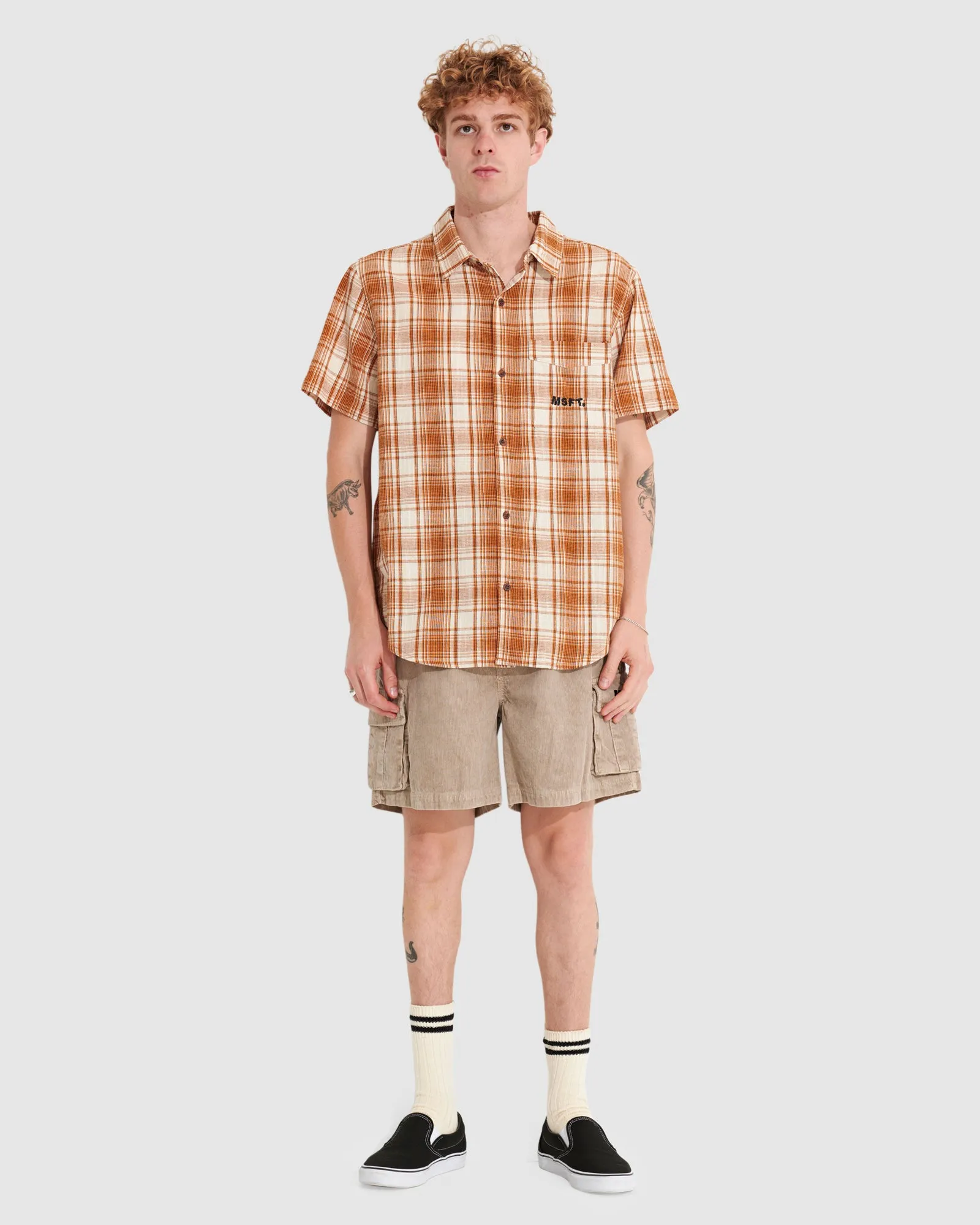 MENS TEDDY HERBS SHORT SLEEVE SHIRT
