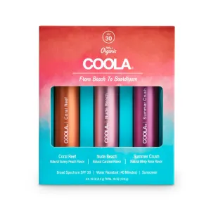 Mineral Lip Trio: Summer Crush, Coral Reef, Nude Beach