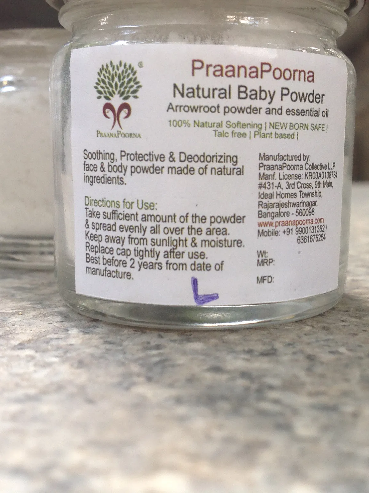 Natural Baby Powder