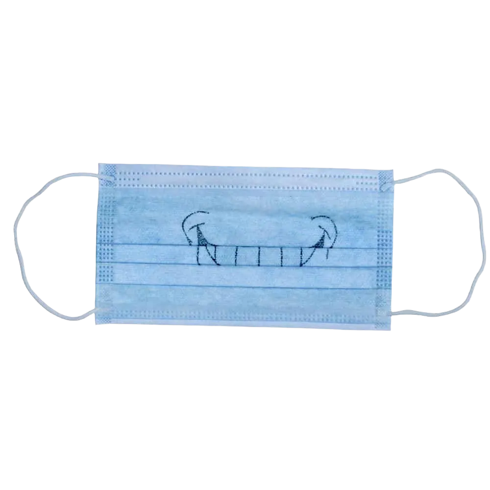 Pack of 5 Paper Dust Masks with a Smile by Proguard