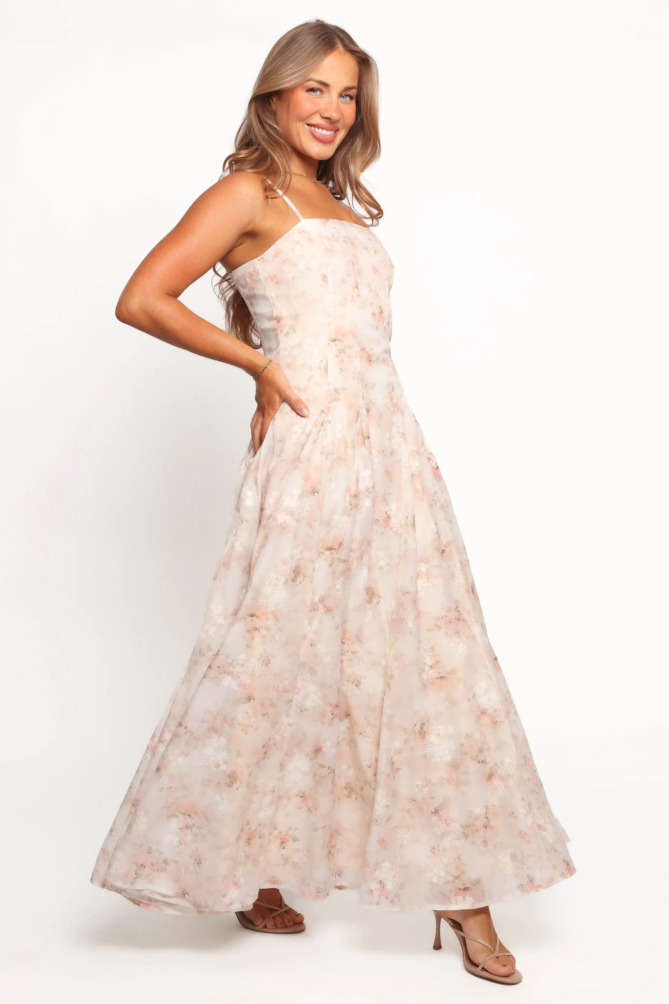 Petra Midi Dress - Cream