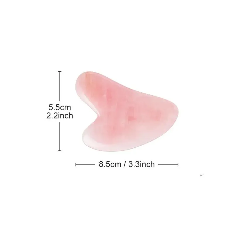 Rose Quartz Gua Sha Scraper