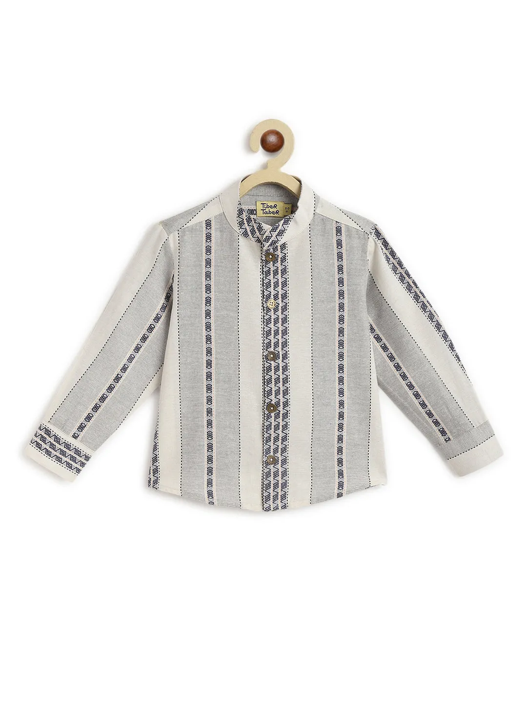 Self Stripes Shirt - Cream