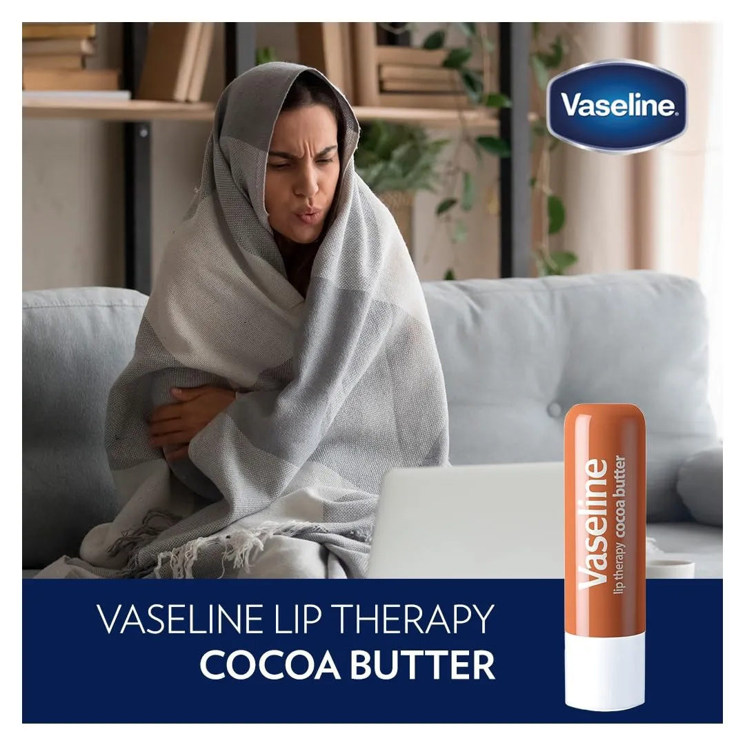 Vaseline Cocoa Butter Lip Therapy Twin Pack