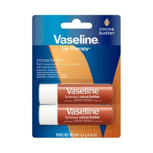 Vaseline Cocoa Butter Lip Therapy Twin Pack